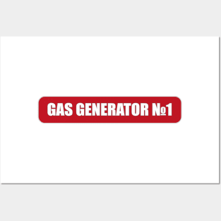 Gas generator, funny present Posters and Art